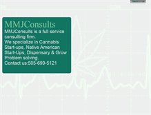 Tablet Screenshot of mmjconsults.com